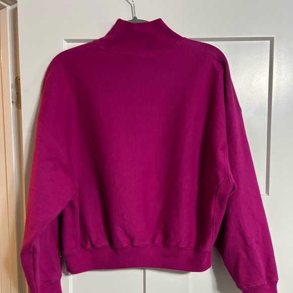 Champion Women's Fuchsia Sweatshirt - Picture 2 of 3